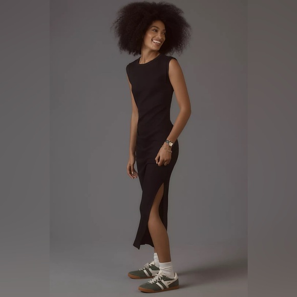 MICHAEL STARS REVOLVE NWOT Calliope Power Shoulder Maxi Dress - Picture 3 of 14